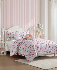 Laura Ashley Meadow Daisies Microfiber 4-Pc. Comforter Set, Full/Queen