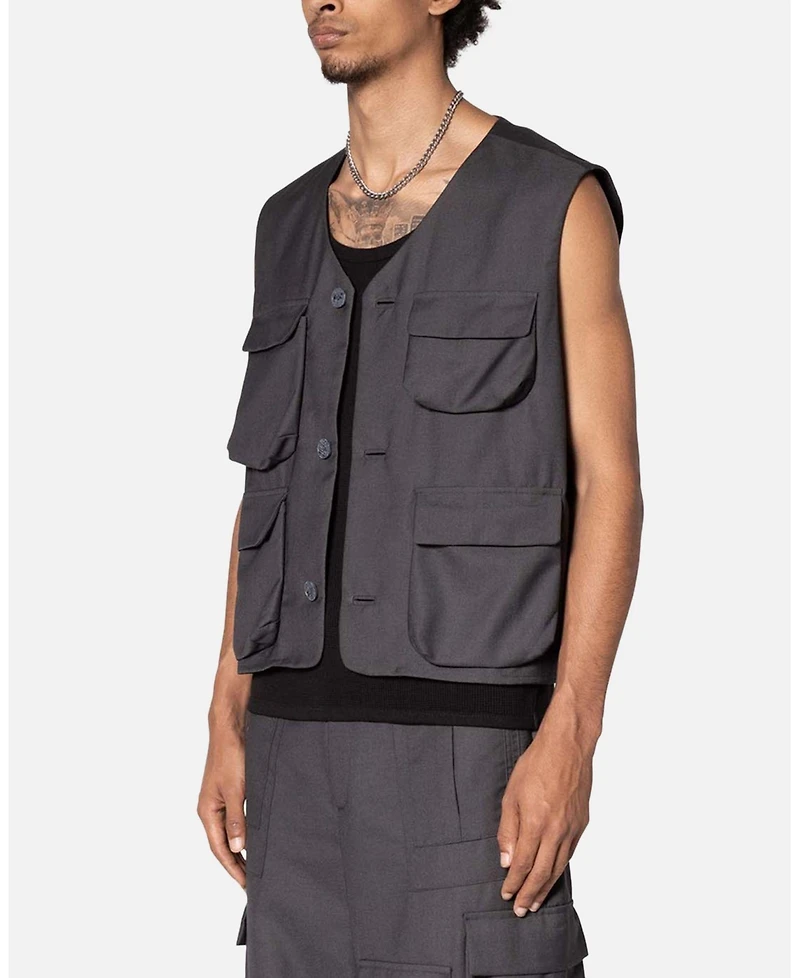 mnml Men's Bonded Gabardine Vest