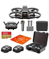 Dji Dji Avata 2 Fly More Combo (3 Batteries) Fpv Drone with Camera 4K, Propeller Guard, Camera Drone, Goggles 3 & Rc Motion 3 Nanuk 925 Waterproof