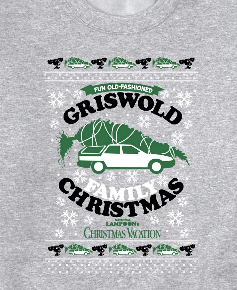 Airwaves Men's Christmas Vacation Griswold Holiday Long-Sleeve Sweatshirt