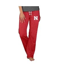 Concepts Sport Women's Scarlet Nebraska Huskers Quest Knit Lightweight Pants