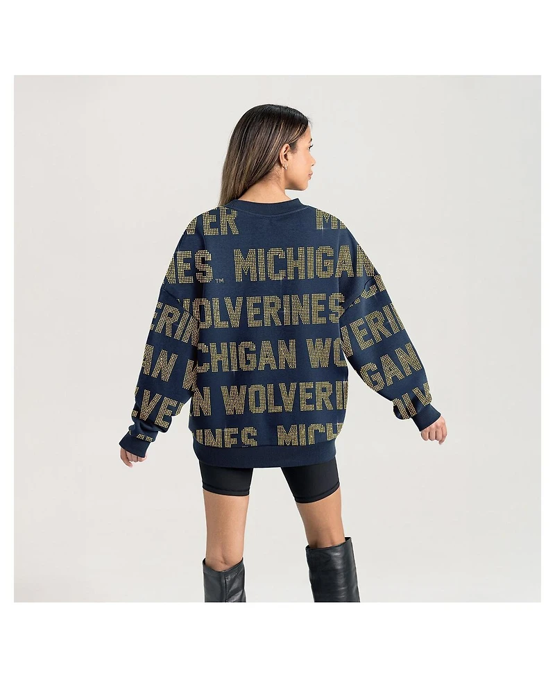 Gameday Couture Women's Navy Michigan Wolverines Hype Era Sweatshirt