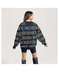 Gameday Couture Women's Navy Michigan Wolverines Hype Era Sweatshirt