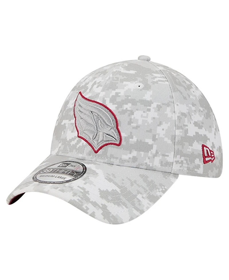 New Era Men's White Arizona Cardinals 2025 Salute to Service Digital Camo Fan Pack 39THIRTY Flex Hat