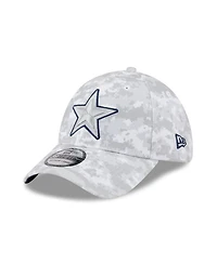 New Era Men's White Dallas Cowboys 2025 Salute to Service Digital Camo Fan Pack 39THIRTY Flex Hat