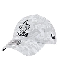 New Era Men's White Orleans Saints 2025 Salute to Service Digital Camo Fan Pack 39THIRTY Flex Hat
