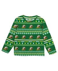 Outerstuff Preschool Green Oregon Ducks Ugly Sweater Pajama Set