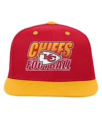 Outerstuff Big Boys and Girls Red Kansas City Chiefs Team Gradient Deadstock Snapback Hat