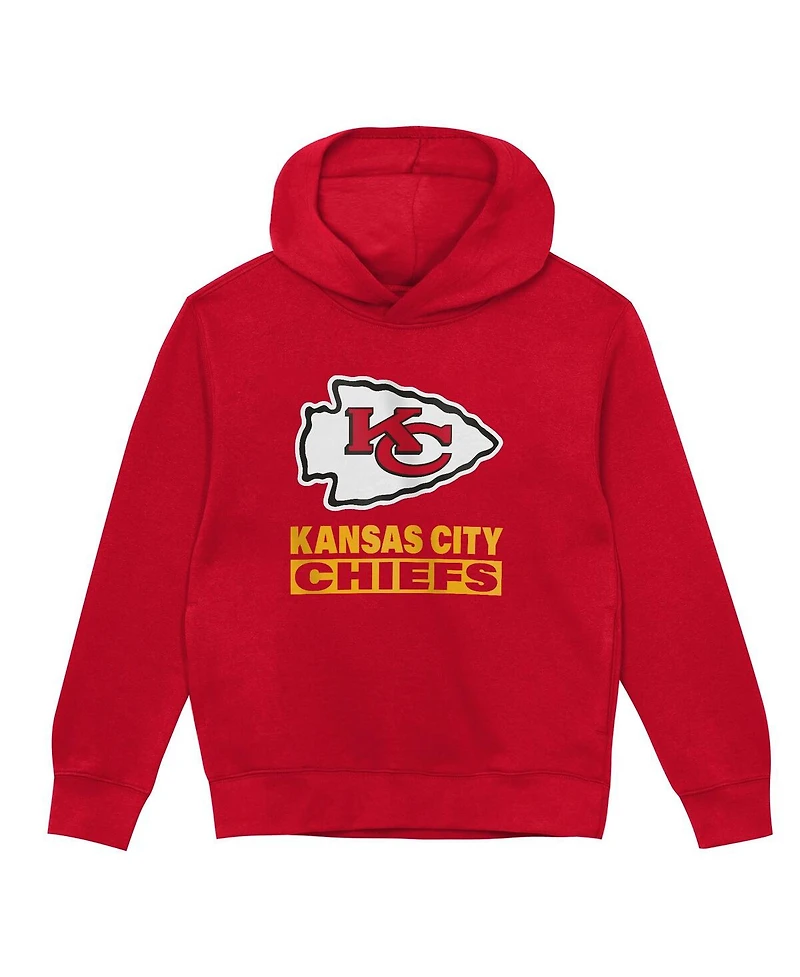 Outerstuff Preschool Red Kansas City Chiefs Back to Basics Hoodie