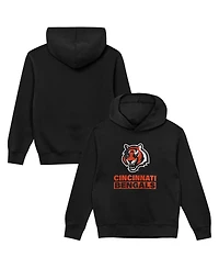 Outerstuff Preschool Black Cincinnati Bengals Back to Basics Hoodie