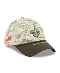 New Era Men's Camo Orleans Saints 2025 Salute to Service 39THIRTY Flex Hat