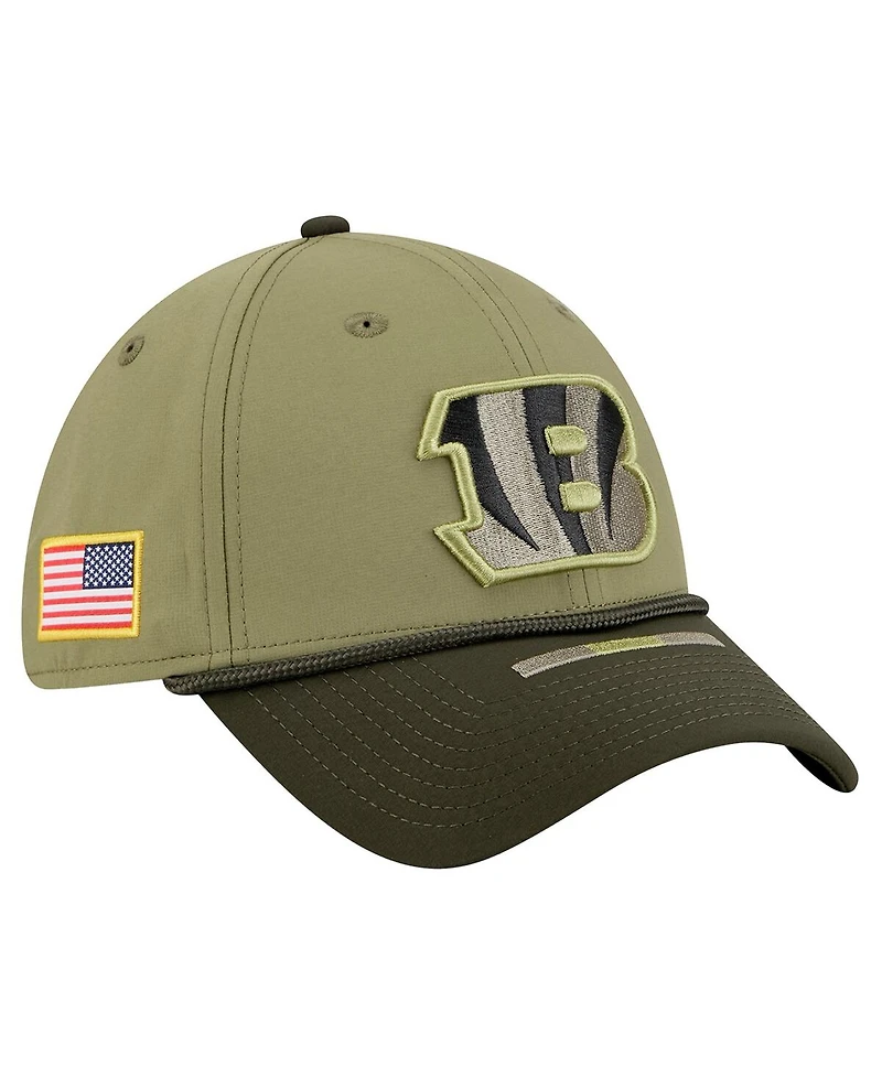 New Era Men's Green Cincinnati Bengals 2025 Salute to Service 39THIRTY Flex Hat
