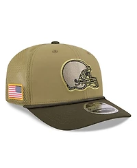 New Era Men's Green Cleveland Browns 2025 Salute to Service 9SEVENTY Adjustable Hat