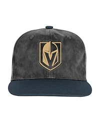 Outerstuff Big Boys and Girls Silver/Black Vegas Golden Knights True Retro Deadstock Adjustable Hat