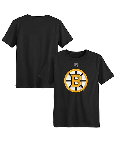 Outerstuff Big Boys Juvenile Black Boston Bruins Primary Logo T-Shirt