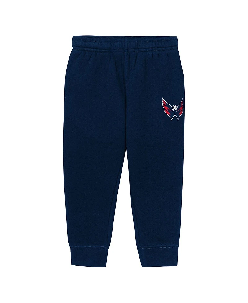 Outerstuff Toddler 2-Piece Navy Washington Capitals Chants and Cheers Fleece Hoodie Pants Set