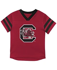 Outerstuff Baby Boys and Girls 2-Piece Garnet South Carolina Gamecocks Team Logo Red Zone Top Pant Set