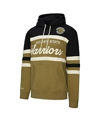 Mitchell & Ness Men's Olive/Black Golden State Warriors Double Clutch Head Coach Hoodie