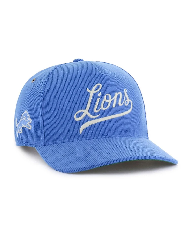 '47 Brand Men's Blue Detroit Lions Golden Age Corduroy Hitch Adjustable Hat