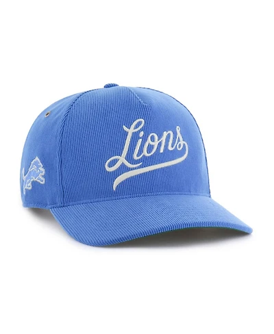 '47 Brand Men's Blue Detroit Lions Golden Age Corduroy Hitch Adjustable Hat