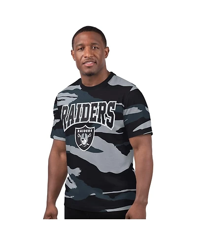 Starter Men's Gray Las Vegas Raiders Thursday Night Gridiron T-Shirt