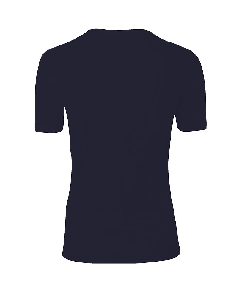 Image One Women's Navy West Virginia Mountaineers Fan T-Shirt