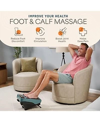LifePro Foot and Calf Massager with Heat - Neuropathy Relief and Blood Circulation Booster - Soothing Therapy Device