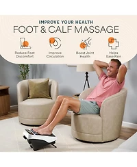 LifePro Foot Massager for Neuropathy - Heated Calf & Foot Therapy, Soothing Blood Revitalization