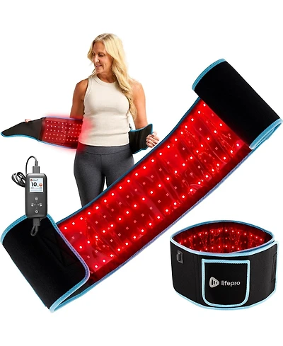 Lifepro Red Light Therapy Belt - Infrared Light for Muscle Relaxation, Inflammation & Circulation