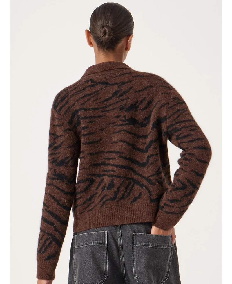 Hush Women's Wool Blend Jacquard Shirt Jacket