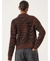 Hush Women's Wool Blend Jacquard Shirt Jacket