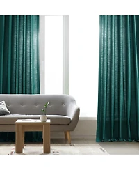 Half Price Drapes Dune Textured Cotton Curtain Pair (2 Panels)