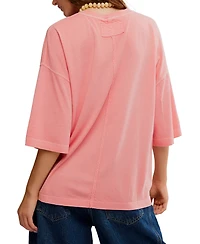 Free People Women's Perfect Oversized Crewneck T-Shirt