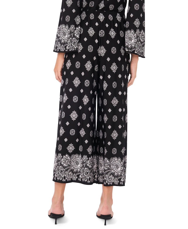 Sam & Jess Women's Wide-Leg Pull-On Pants