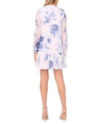 Sam & Jess Women's Long-Sleeve Ruffle Dress