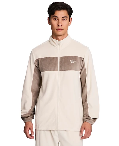 Reebok Men's Color-Block Long-Sleeve Jacket
