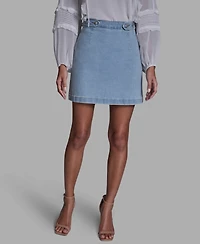 Bcbg Women's Button Waist Mini Skirt