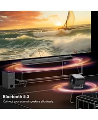 Ultimea 4K Smart Projector with Android Tv 11.0, Netflix, Dolby Audio, WiFi & Bluetooth 5.3,600 Ansi, Nova C40