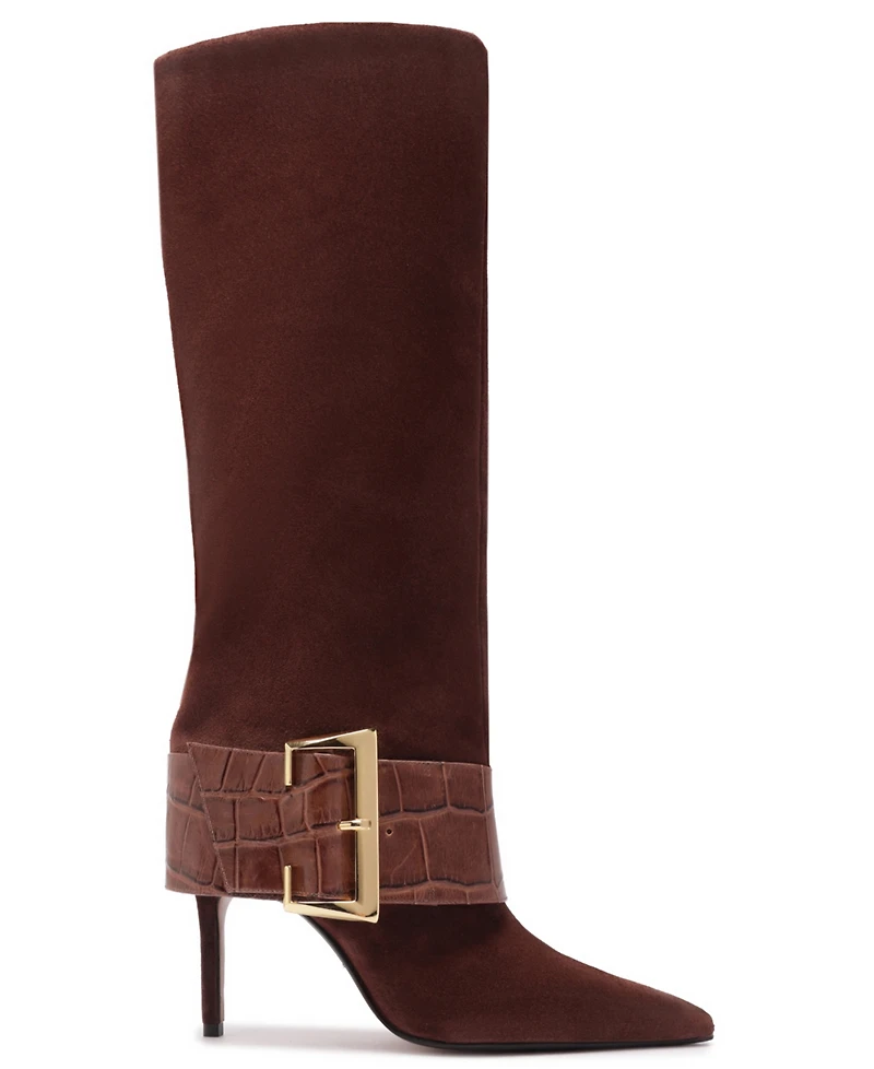 Schutz Women's Beatrix Pointed Toe Dress Boots