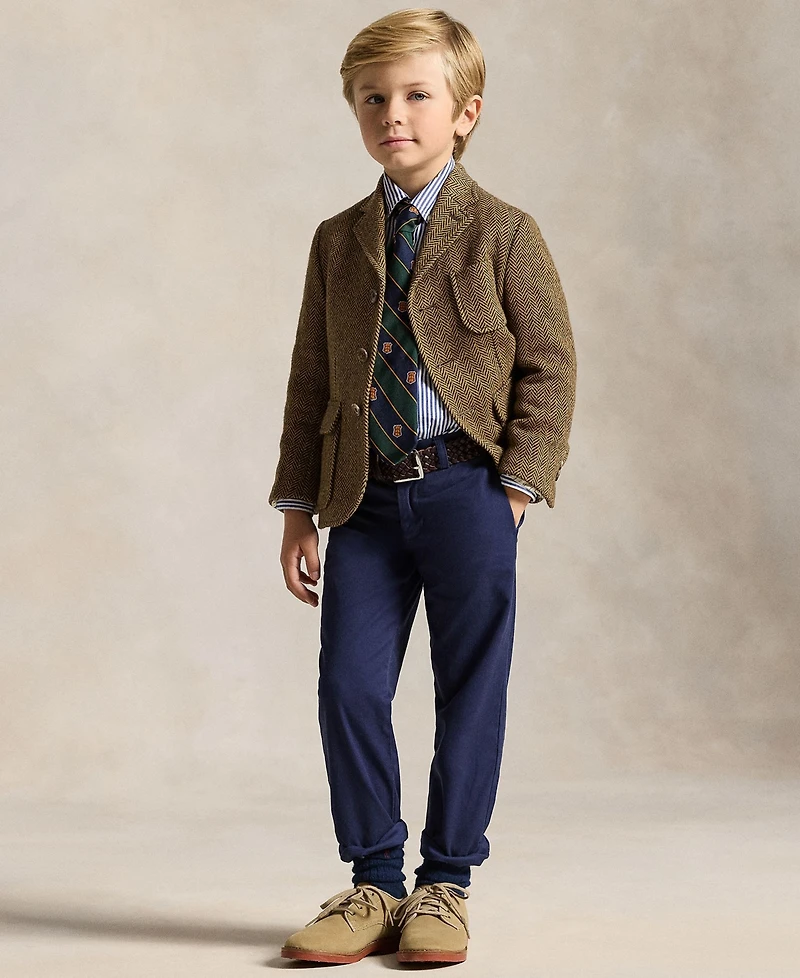 Polo Ralph Lauren Toddler and Little Boys Straight Fit Twill Pant