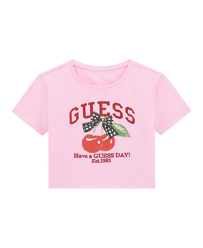 Guess Girls 7-16 Short-Sleeve Round Neck T-Shirt