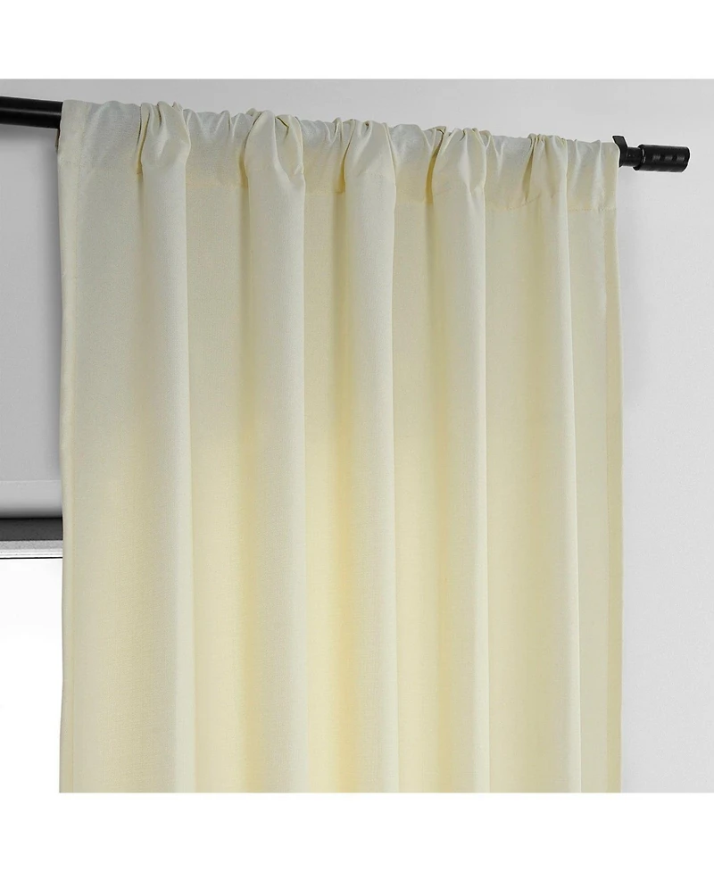 Half Price Drapes Dobby Linen Curtain