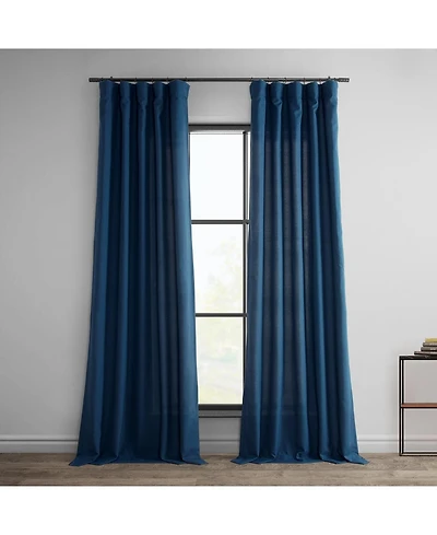Half Price Drapes Dobby Linen Curtain