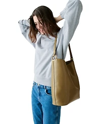 kate spade new york Halo Glazed Leather Bucket Bag