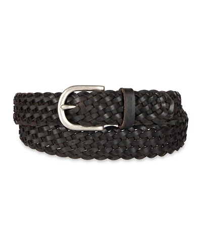 Levi's Women's Fully Adjustable Leather Braided Belt