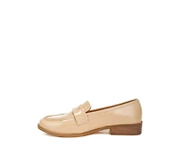 London Rag Mogul Penny Strap Detail Womens Loafer