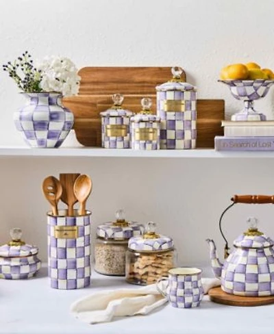 Mackenzie Childs Violet Check Collection