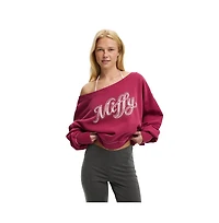 Cotton On Women's Off Shoulder Sweatshirt - License