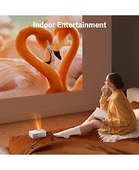 Elephas Mini Projector with 7000 Lux and Full Hd 1080P, Movie Projector Compatible with iOS/Android