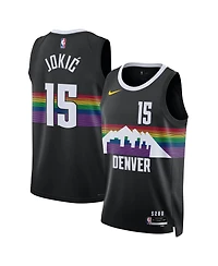 Nike Men's and Women's Nikola Jokic Black Denver Nuggets 2025/26 City Edition Swingman Jersey